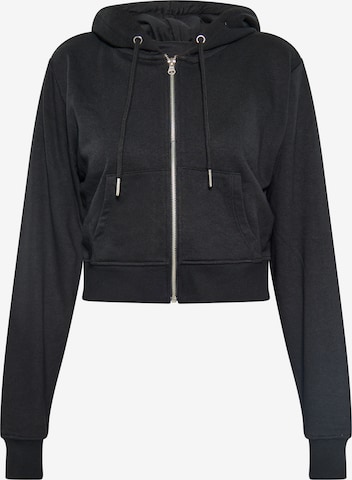 swirly Sweat jacket in Black: front