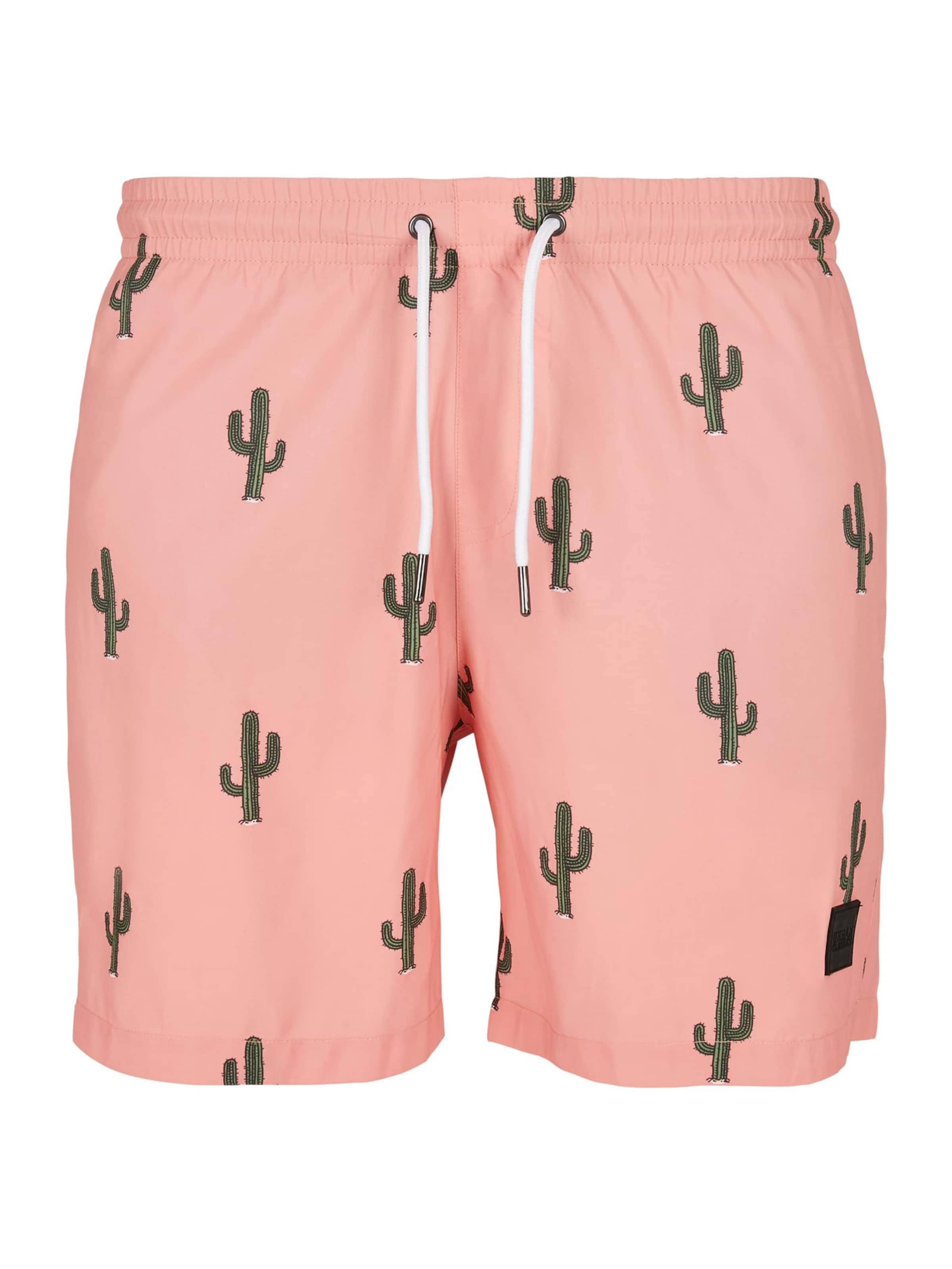 Urban Classics Plavecké šortky - Oranžová: predná strana