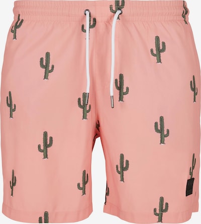 Urban Classics Kupaće hlače u svijetlozelena / breskva, Pregled proizvoda