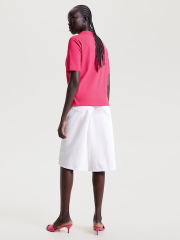TOMMY HILFIGER Poloshirt '1985' in Pink