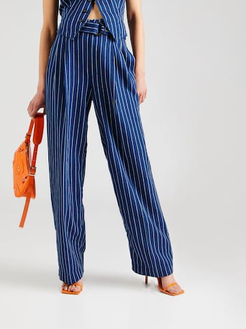 Polo Ralph Lauren Loosefit Hose 'EVAN' in Blau: Vorderseite