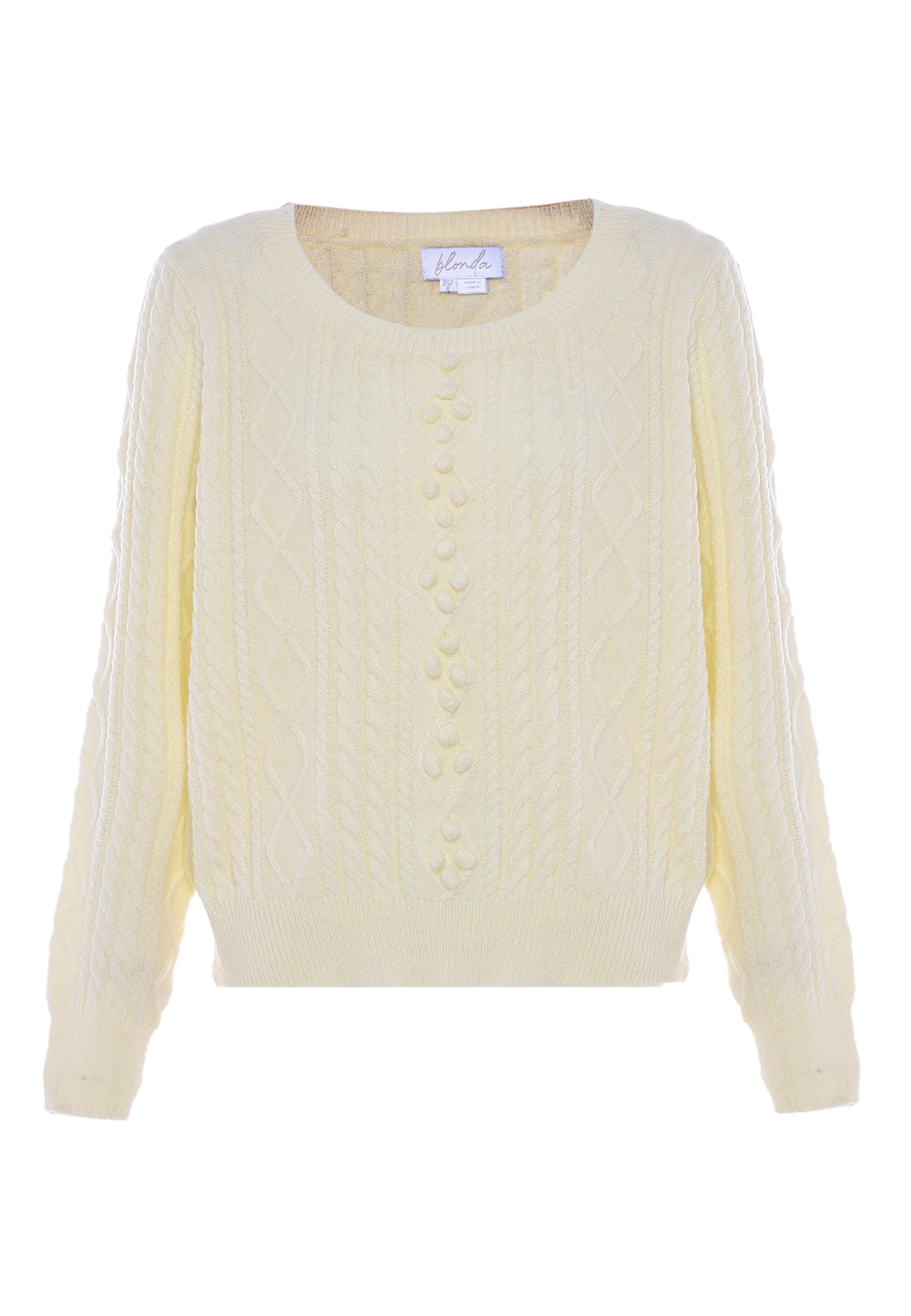 BLONDA Πουλόβερ σε λευκό: μπροστά