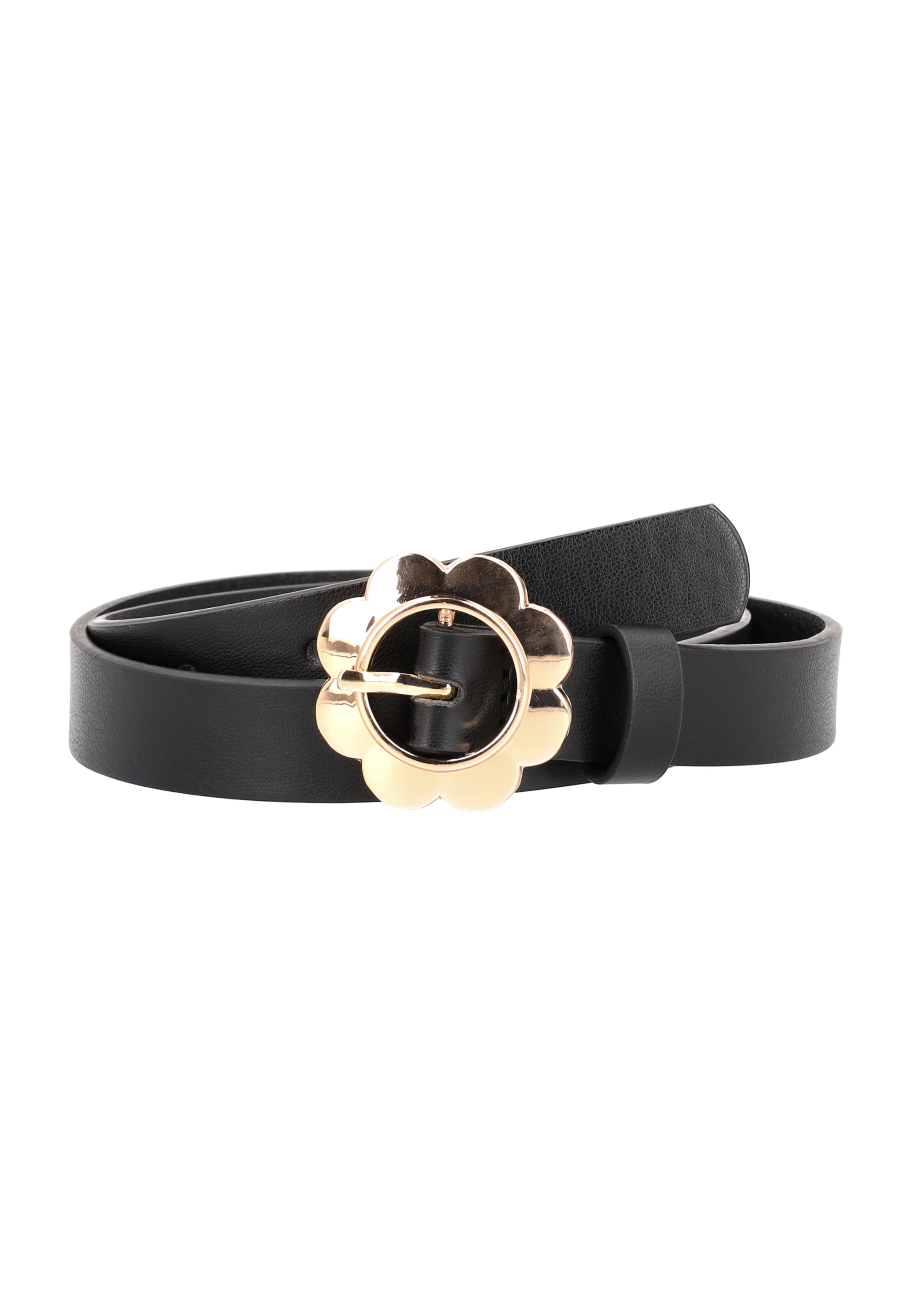 faina Belt in Black: front
