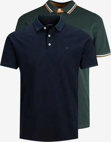 T-Shirt 'Paulos' JACK & JONES en bleu : devant