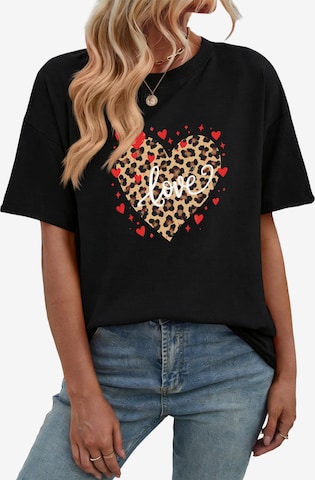 GORHEY Shirt in Zwart: voorkant