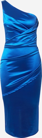 Robe de cocktail 'ELIA' WAL G. en bleu : devant