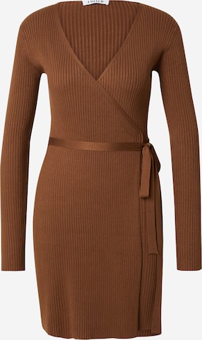 Robe 'Bryanna' EDITED en marron : devant