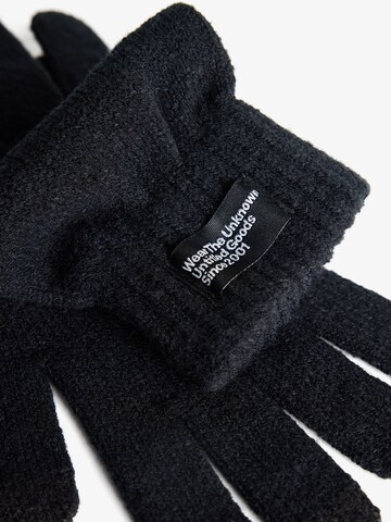 Gants Bershka en noir