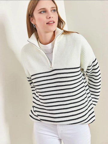 Pullover di Bianco Lucci in bianco: frontale