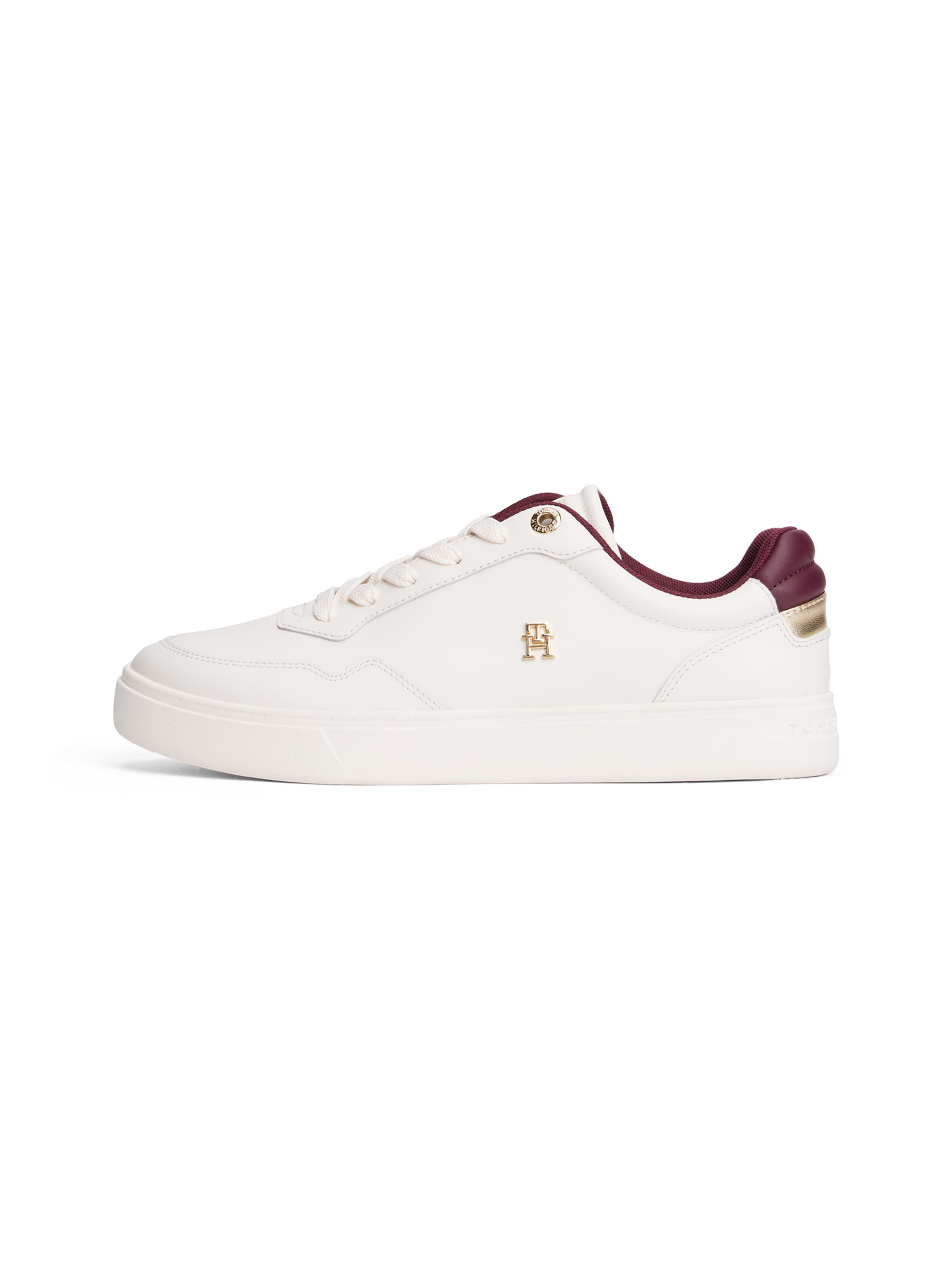 TOMMY HILFIGER Madalad ketsid 'COURT', värv valge: eest vaates