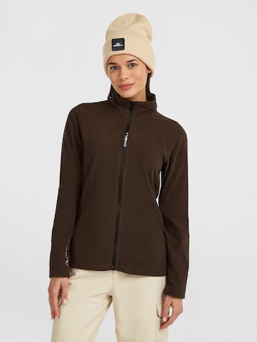 Veste en polaire fonctionnelle O'NEILL en marron : devant