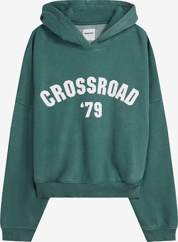 Bershka Суичър в зелено: отпред