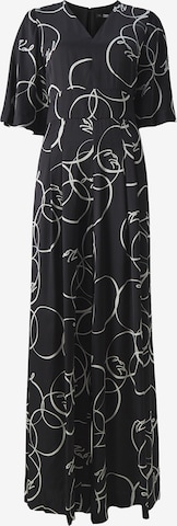 Robe Karl Lagerfeld en noir : devant