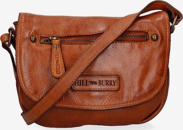 Borsa a tracolla di HILL BURRY in marrone: frontale