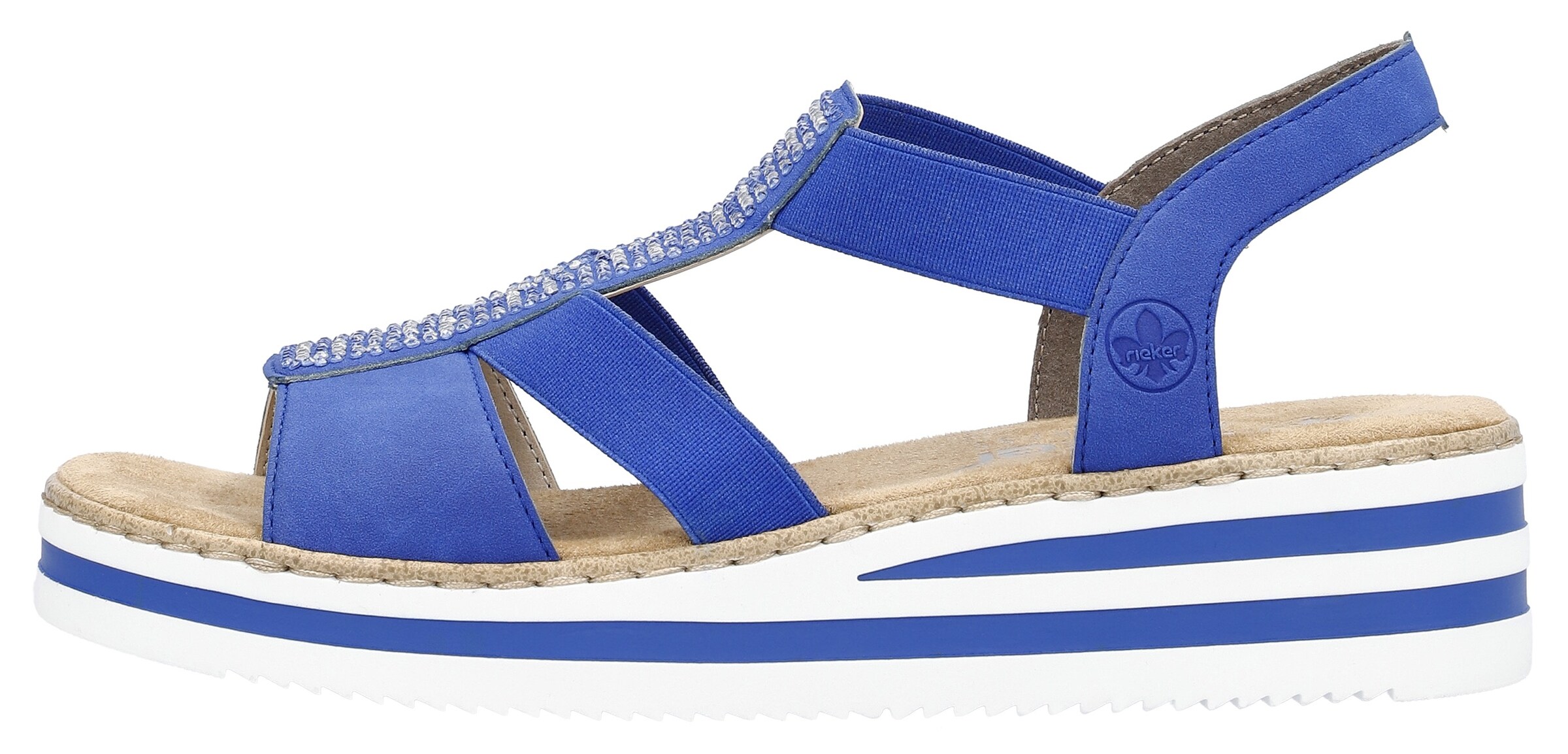 Sandales Rieker en bleu