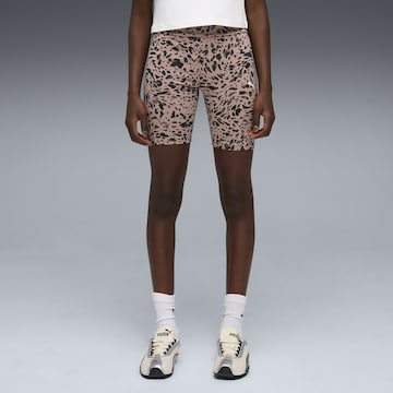 PUMA Skinny Leggings in Beige: voorkant
