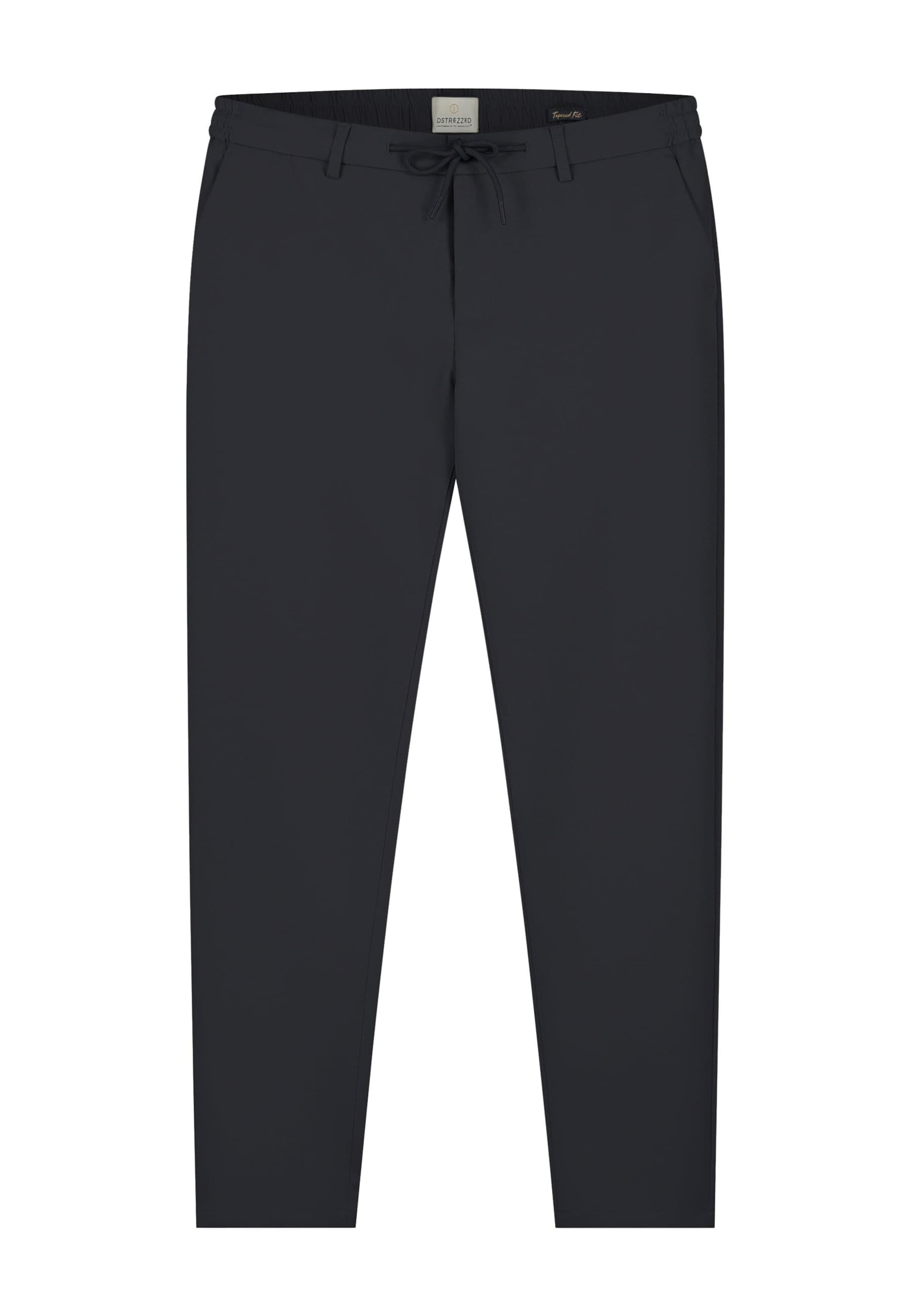 Dstrezzed Tapered Παντελόνι τσίνο 'Logan' σε μαύρο: μπροστά