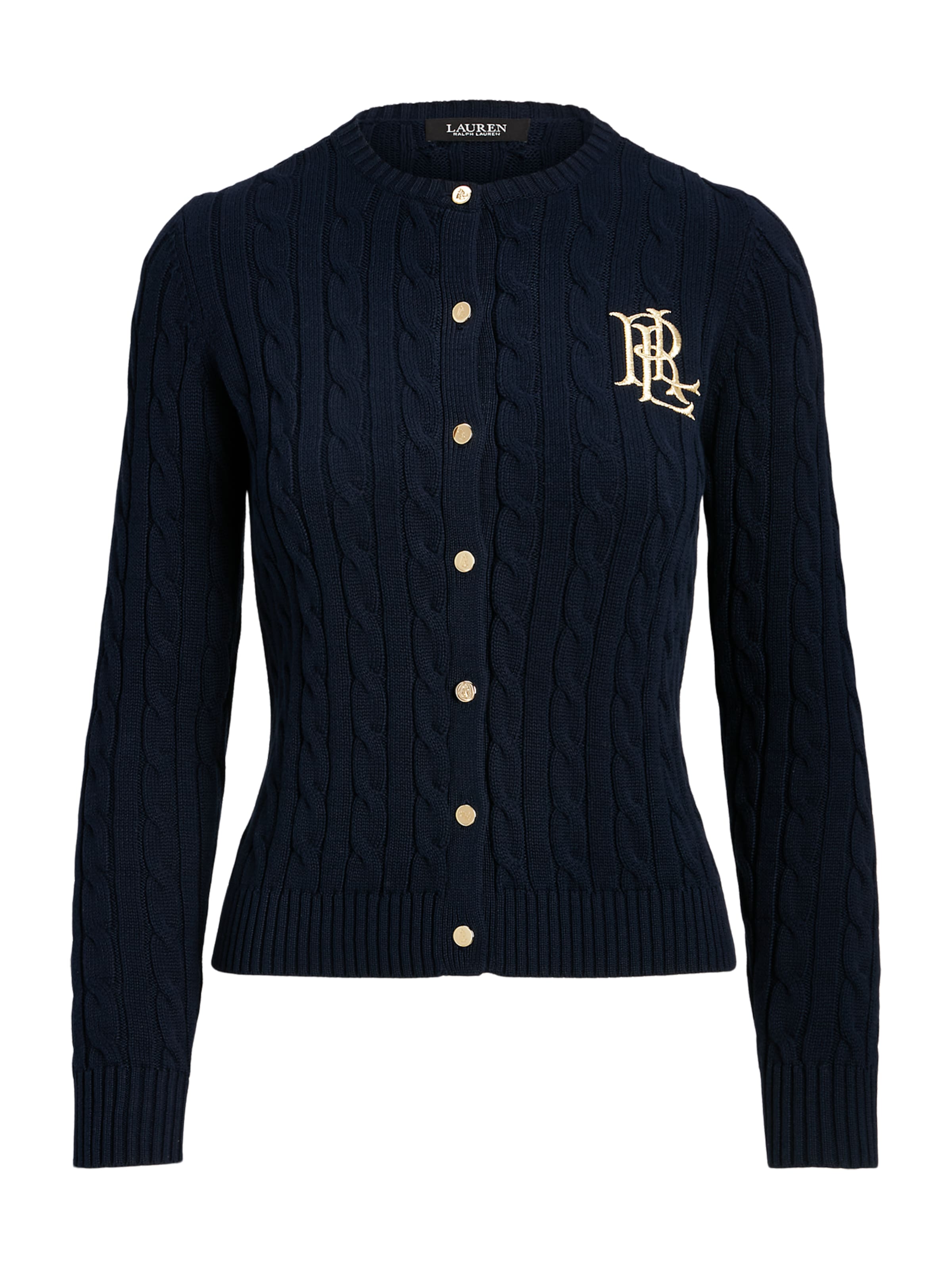 Lauren Ralph Lauren Strickjacke in Blau: Vorderseite