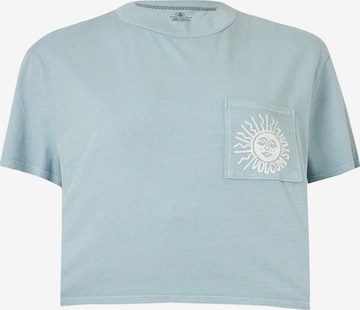 mėlyna Volcom Marškinėliai 'Pocket Dial': priekis