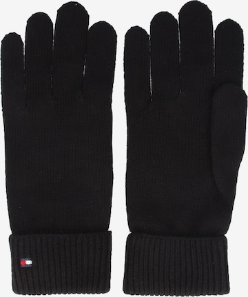 TOMMY HILFIGER Γάντια με δάχτυλα σε μαύρο: μπροστά