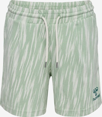 Regular Pantalon Hummel en vert : devant