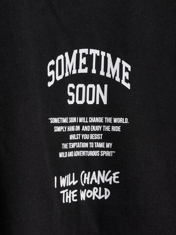 SOMETIME SOON Shirt 'Dimas' in Zwart