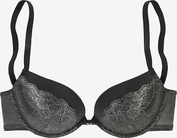 LASCANA Push-up Rintaliivi värissä musta: etupuoli