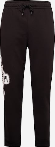 Tommy Jeans - regular Pantalón en negro: frente