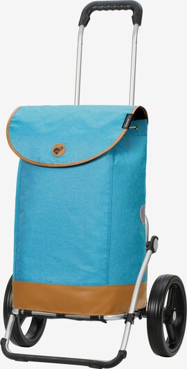 Andersen Shopper Cabas 'Emil' en bleu / cognac, Vue avec produit