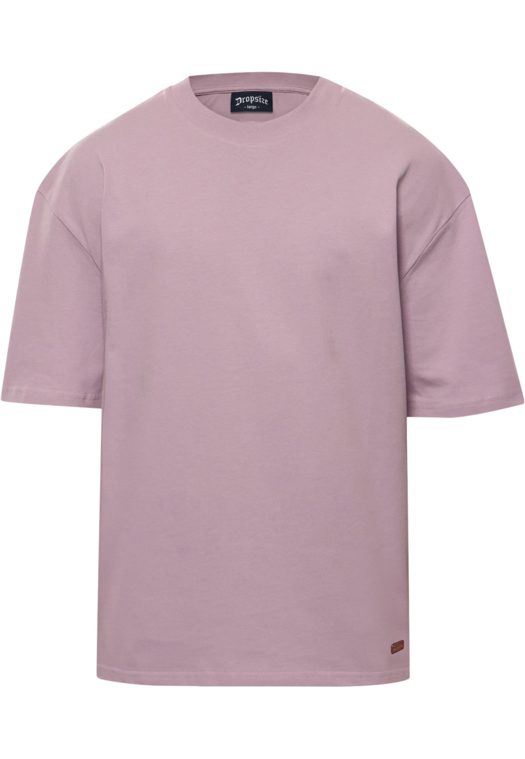 T-Shirt Dropsize en rose : devant