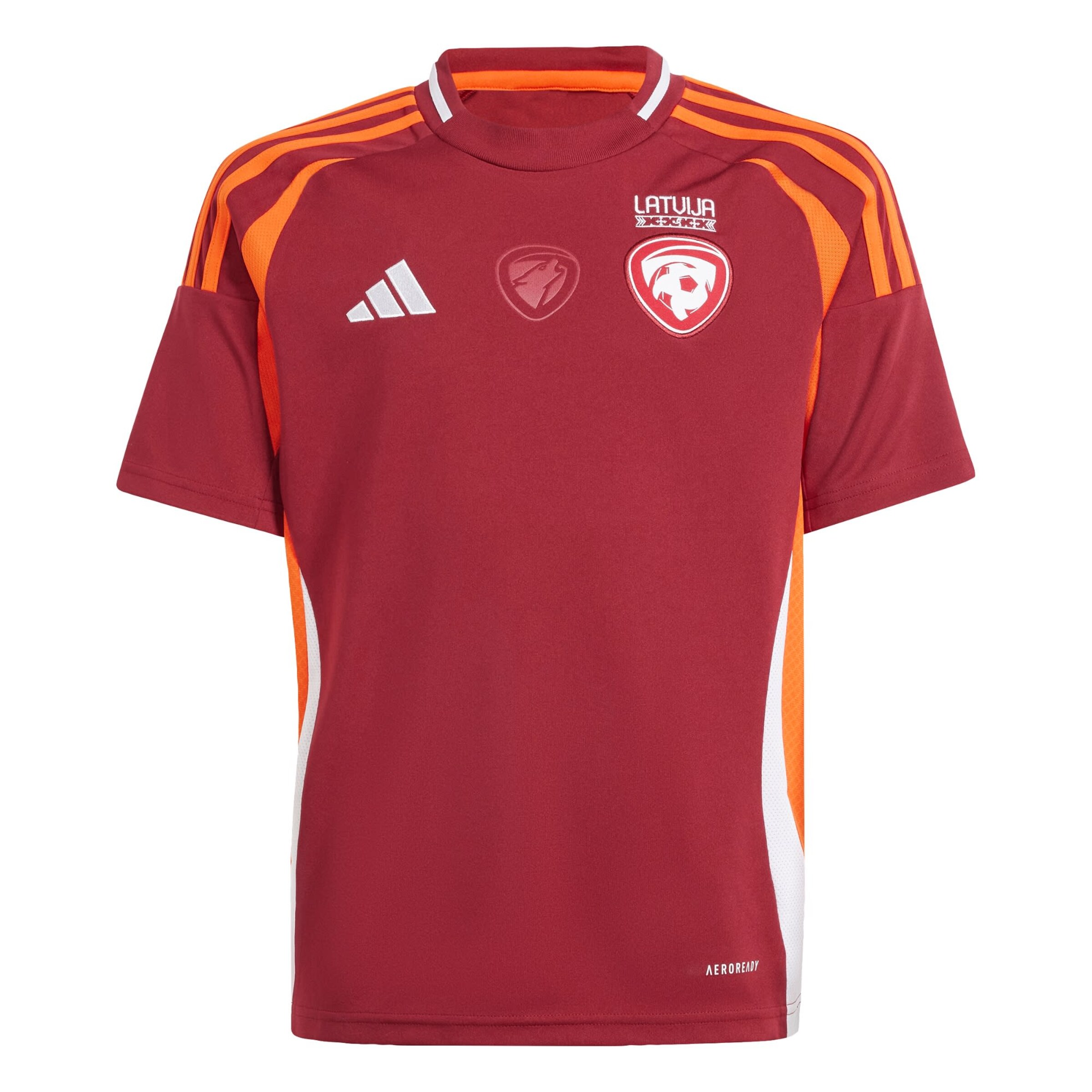 ADIDAS PERFORMANCE Trikot 'Lettland 24' in Rot: Vorderseite