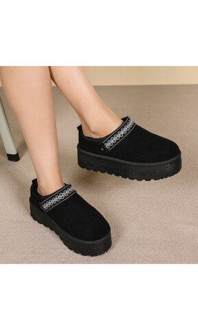 Ital-Design Snowboots in Schwarz