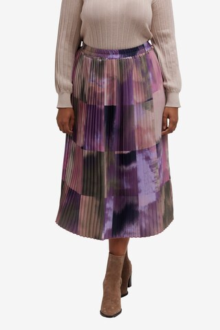 Ulla Popken Skirt in Purple: front