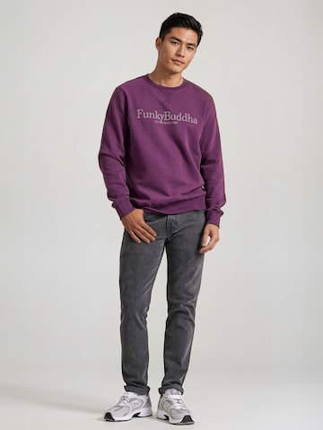 Sweat-shirt Funky Buddha en violet