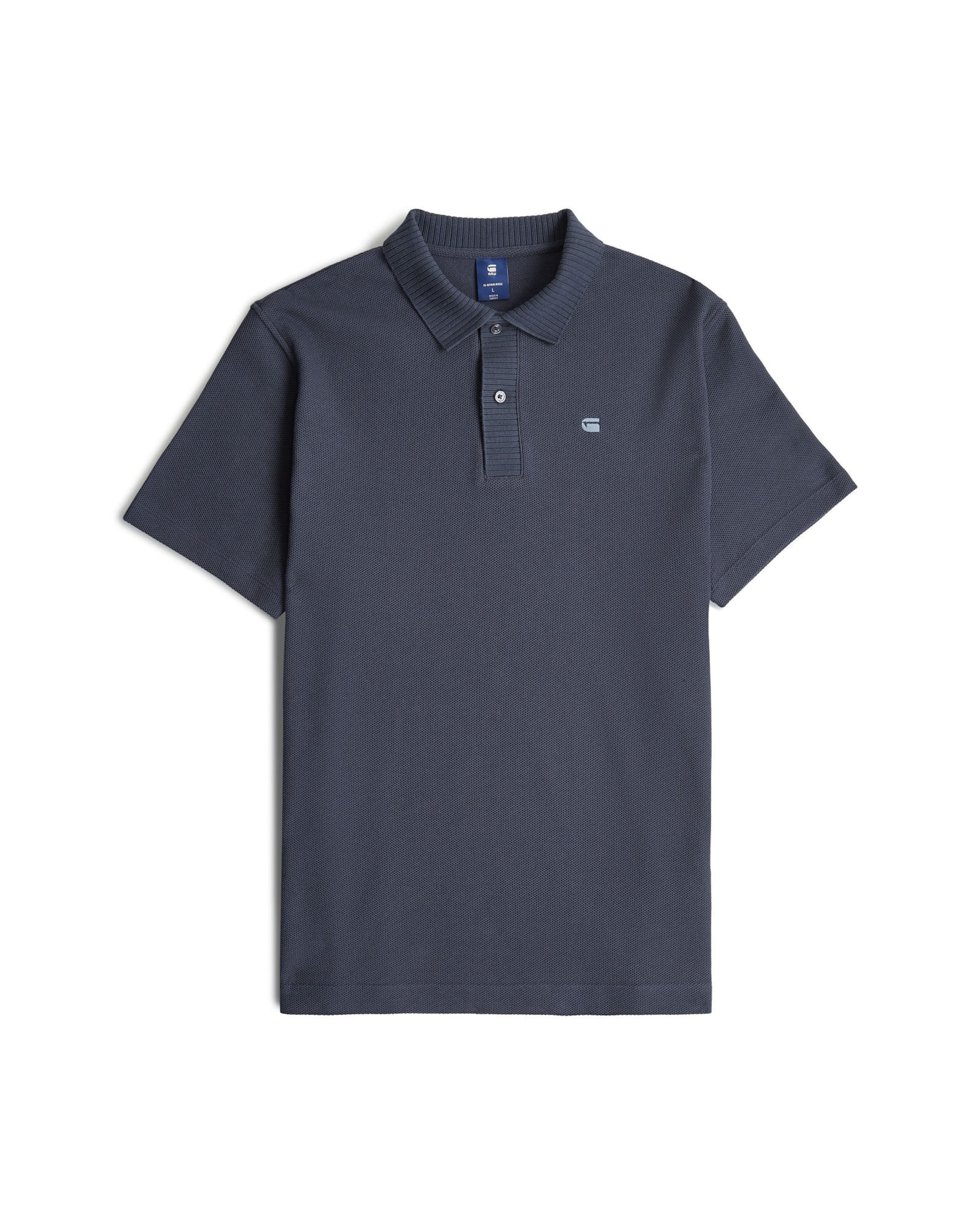 G-STAR Poloshirt in Blau: Vorderseite