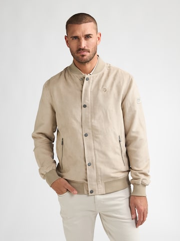 Petrol Industries Tussenjas 'Caballo' in Beige: voorkant