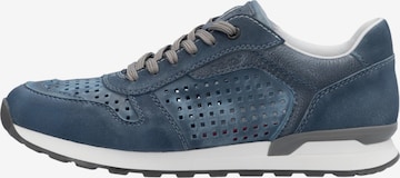 Rieker - Calzado deportivo con cordones 'Sneaker aus Sheepsuede-Leder' en azul: frente