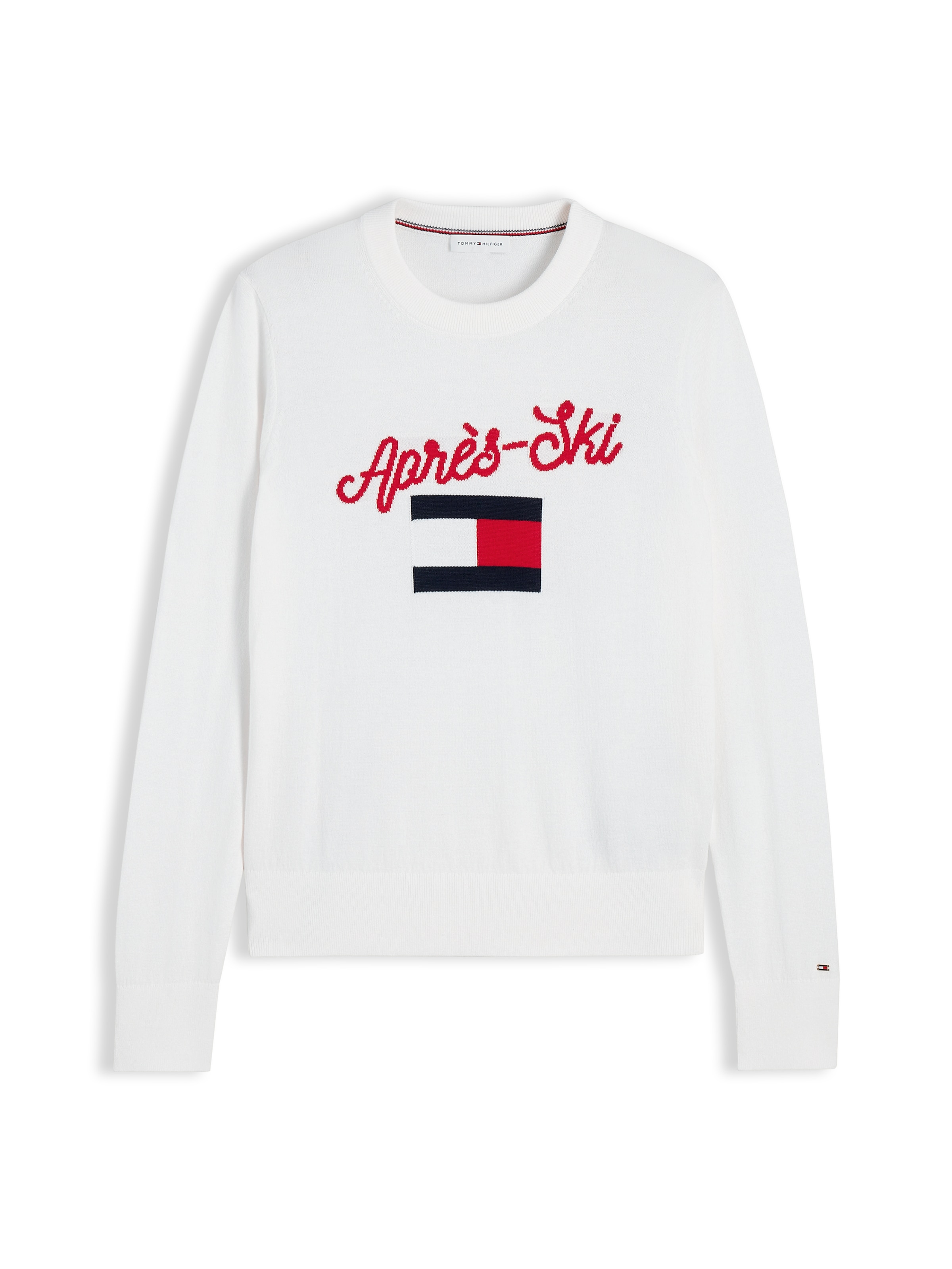 Pulover de la TOMMY HILFIGER pe alb: față