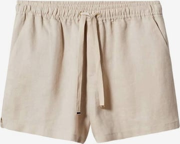 MANGO Regular Shorts in Beige: predná strana