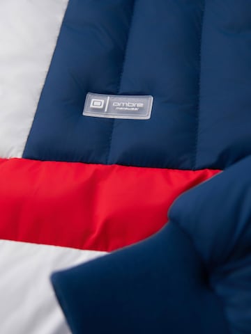 Ombre Winter jacket in Blue