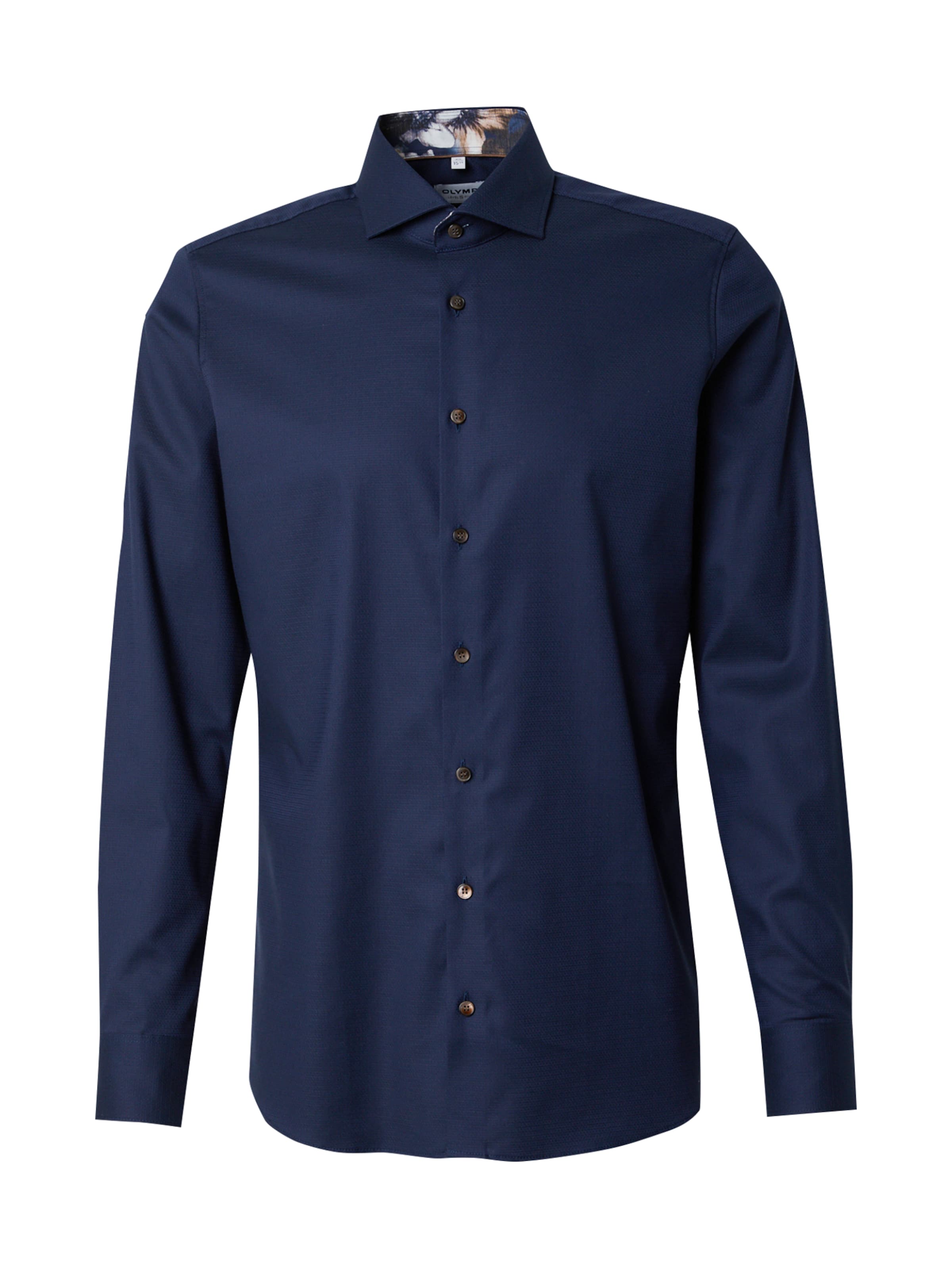 OLYMP Slim Fit Hemd in Blau: Vorderseite
