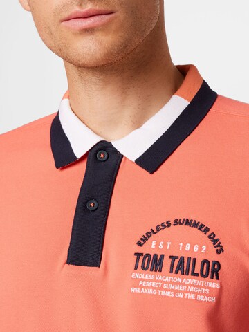 TOM TAILOR Tričko – oranžová