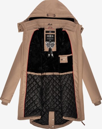 MARIKOO - Parka de inverno 'Kamii' em castanho