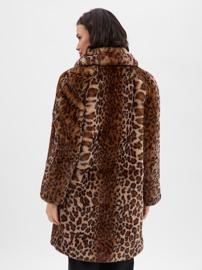 NÜMPH Kunstfelljacke ' NULulla ' in beige / camel, Produktansicht