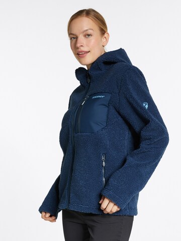 ZIENER Athletic Fleece Jacket 'JUHA' in Blue