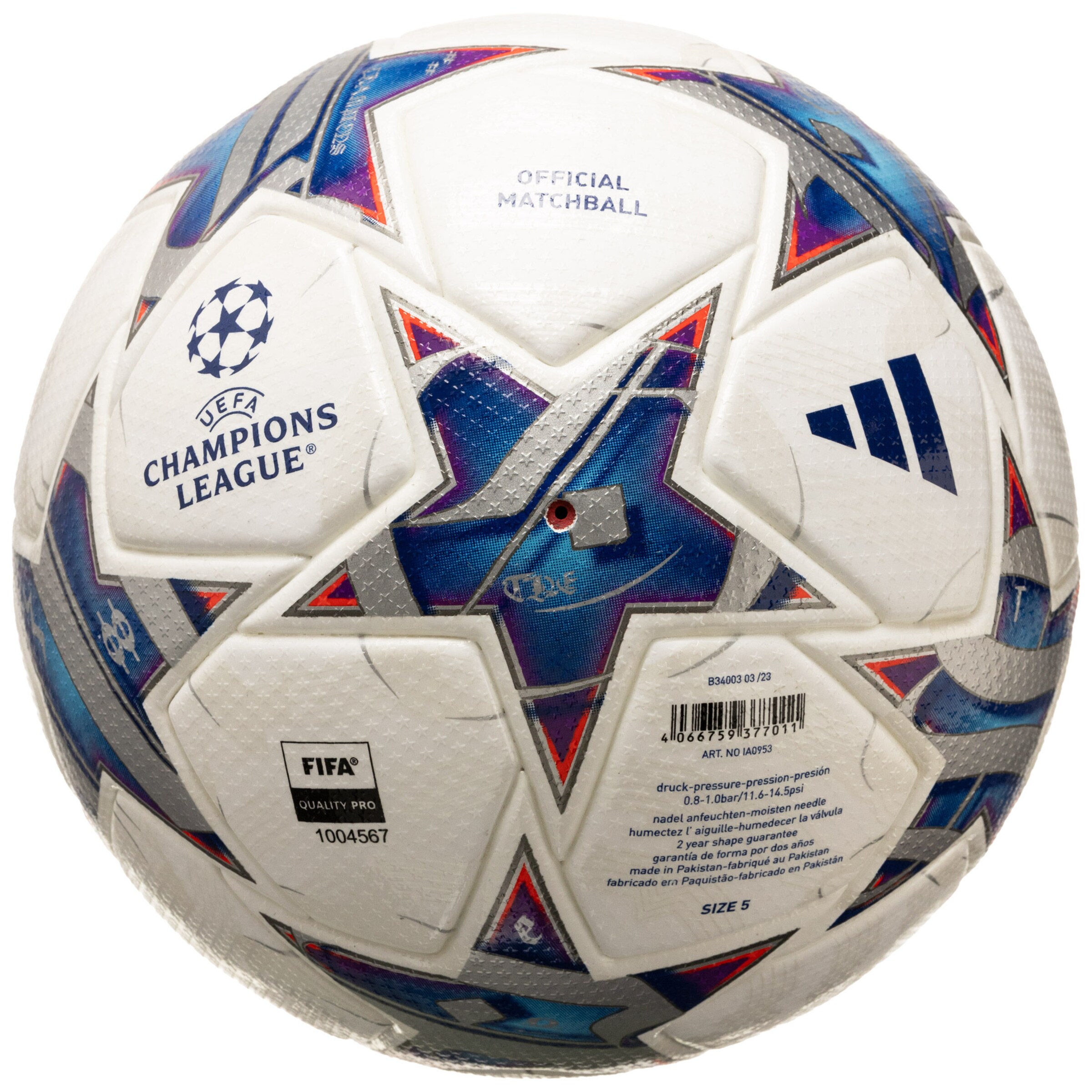 ADIDAS PERFORMANCE Ball 'UCL Pro' in Weiß