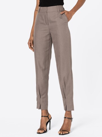 ICHI Tapered Hose in Braun: Vorderseite