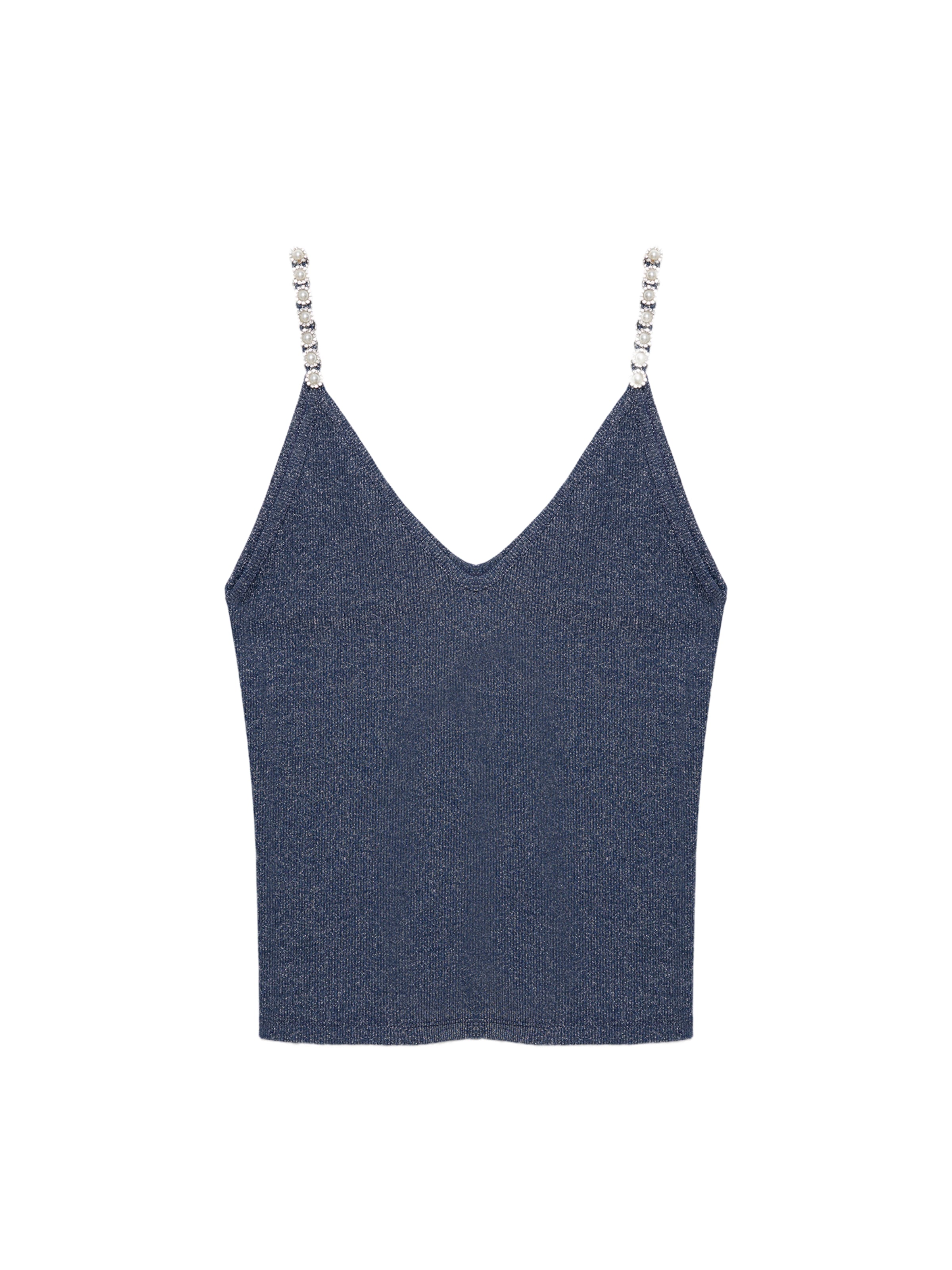 No Matter What Top in Blauw: voorkant