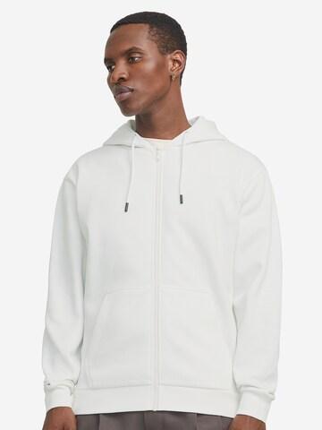 JACK & JONES Sweatjakke 'Bradley' i hvid