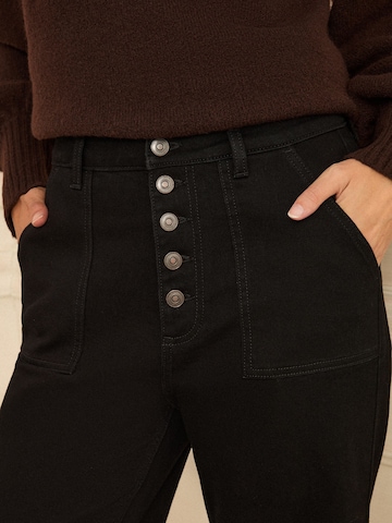 Wide leg Jeans di love & roses in nero